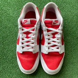 Nike University Red Low Dunks Size 12