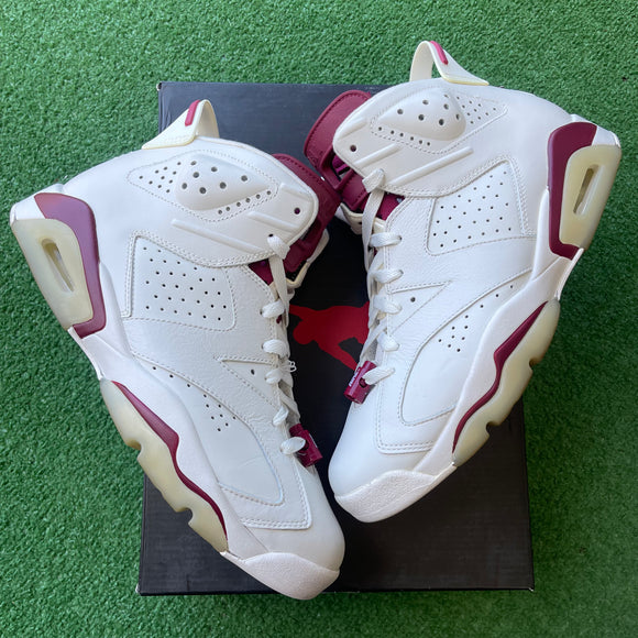 Jordan Maroon 6s Size 9.5