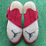 Jordan Red Suede 5s Size 11