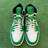 Jordan Lucky Green Mid 1s Size 12