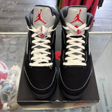 Jordan Reimagined Black Metallic 5s Size 10