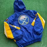 Vintage Buffalo Sabres Holzinger Starter Pullover Jacket Size XL