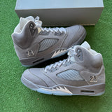 Jordan Wolf Grey 5s Size 14