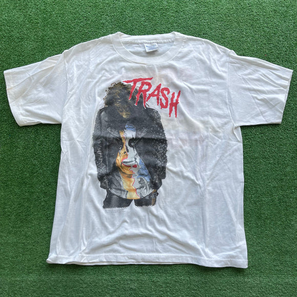 Vintage Alice Cooper Trash Tour Tee Size L