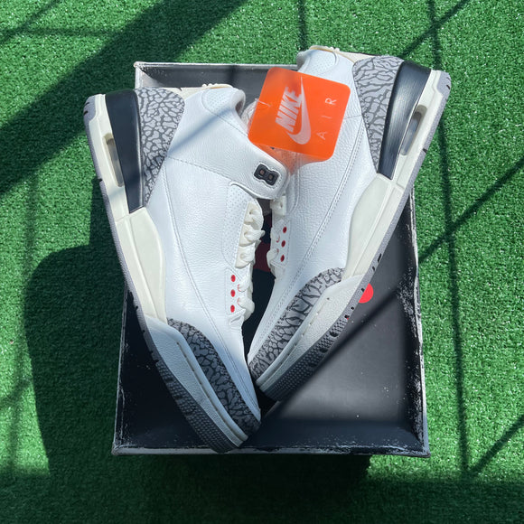 Jordan Reimagined White Cement 3s Size 10.5