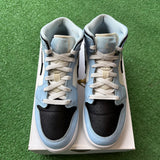 Jordan Ice Blue Mid 1s Size 6Y