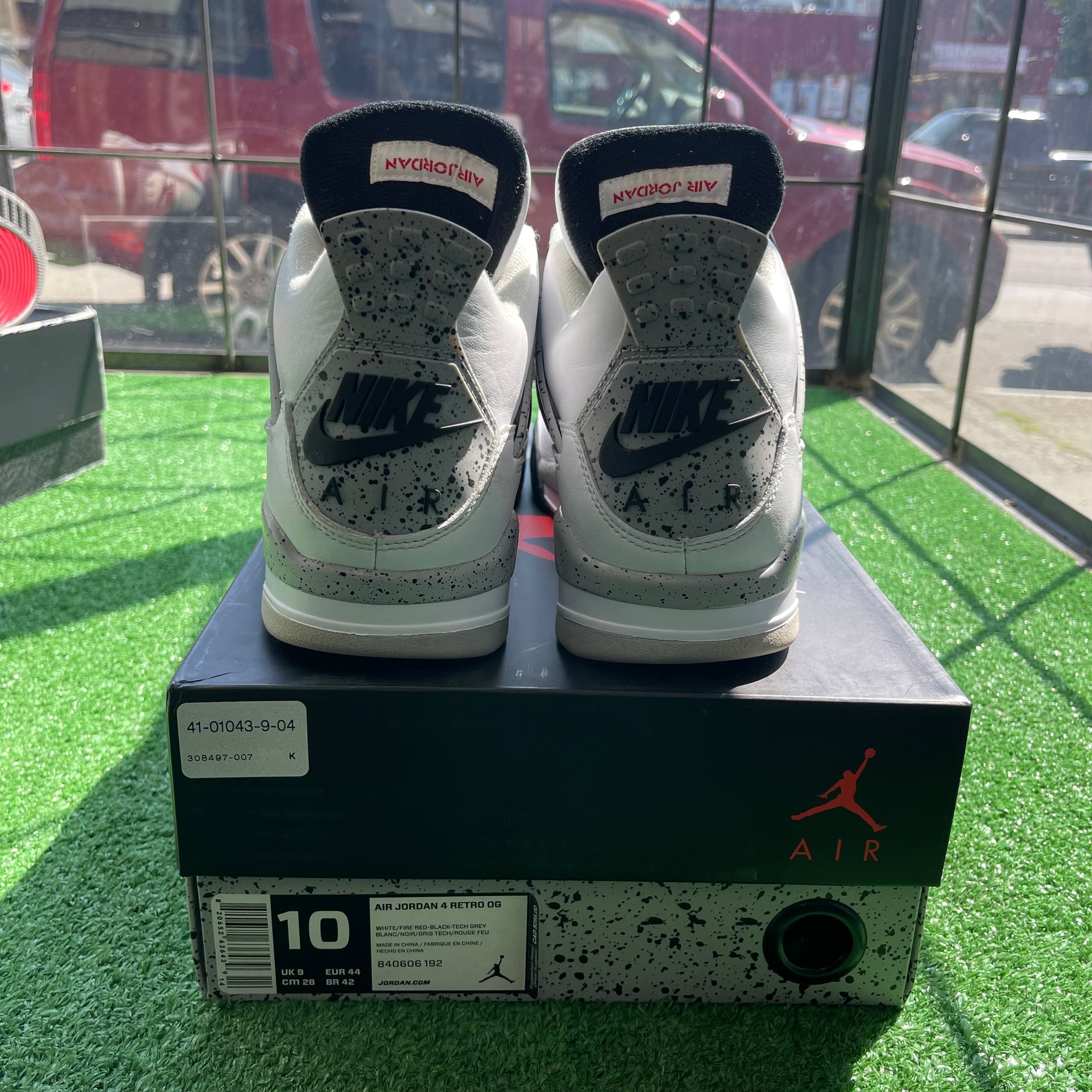 Size 10 White Cement Jordan 4\'s OG Version Nike Air Jordan 4 Retro OG White Cement 2025 | Mercari main image 4