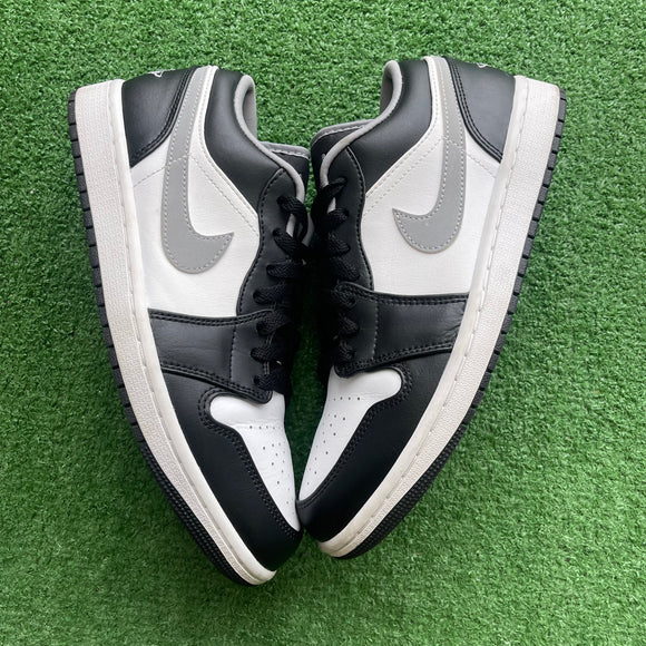 Jordan Black White Grey Low 1s Size 8