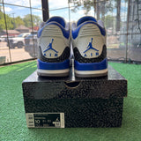 Jordan Racer Blue 3s Size 10