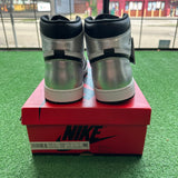 Jordan Silver Toe 1s Size 12W/10.5M