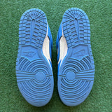 Nike University Blue Low Dunks Size 9.5