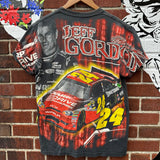 Vintage Jeff Gordon NASCAR AOP Tee Size M