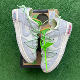 Nike Off White Lot 7 Low Dunk Size 8.5