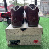 Jordan Burgundy 5s Size 7Y