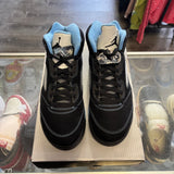 Jordan Black University Blue 5s Size 8