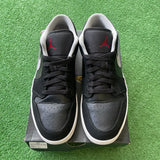 Jordan Black Wolf Grey Low 1s Size 10.5