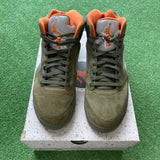 Jordan Olive 5s Size 11.5