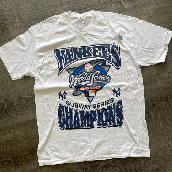 Vintage New York Yankees World Series Tee Size L