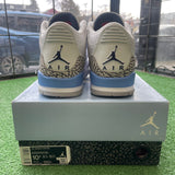 Jordan UNC 3s Size 10.5