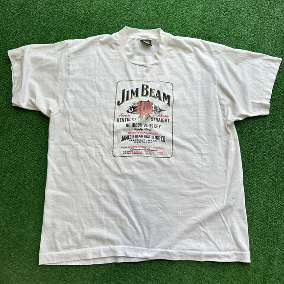 Vintage Jim Beam Tee Size L