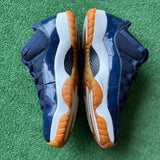 Jordan Navy Gum Low 11s Size 13