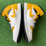 Jordan University Gold Mid 1s Size 10