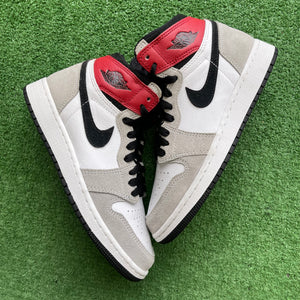Jordan Light Smoke Grey Size 4Y