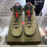 Jordan Travis Scott Olive 6s Size 11.5