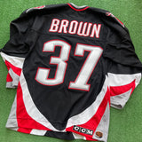 Vintage Buffalo Sabres CCM Curtis Brown Jersey Size M
