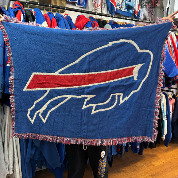 Vintage Buffalo Bills Throw Blanket