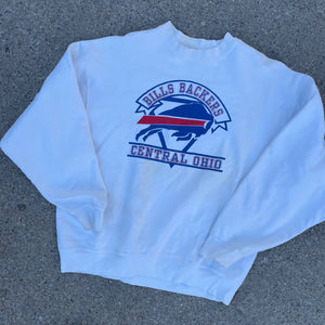 Vintage Buffalo Bills Central Ohio Backers Crewneck Size L