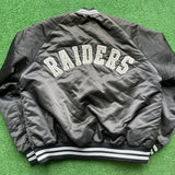 Vintage Raiders Satin Jacket Size M