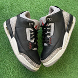 Jordan Reimagined Black Cement 3s Size 5Y