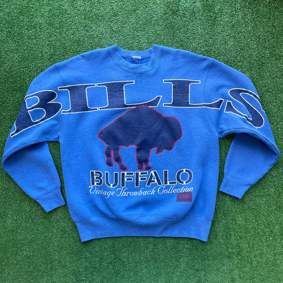 Vintage Buffalo Bulls Spellout Crewneck Size L/XL