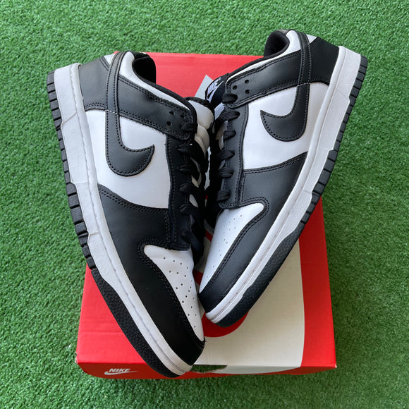 Nike Black White Panda Low Dunk Size 11