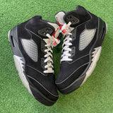 Jordan Reimagined Black Metallic 5s Size 10