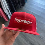 Supreme Box Logo Fitted Hat Size 7 5/8