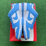 Nike UNC Low Dunks Size 10