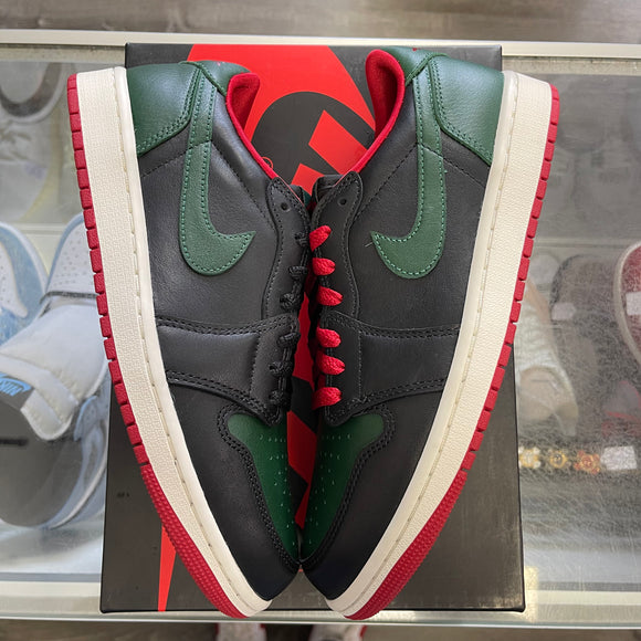 Jordan Gorge Green Varsity Red Low 1s Size 9.5W / 8M