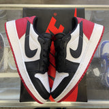 Jordan Black Toe 1 Lows Size 5Y