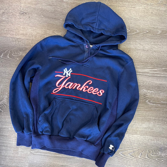 Vintage New York Yankees Starter Hoodie Size Small