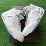 Jordan White Metallic 5s Size 11