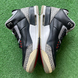 Jordan 2017 Black Cement 3 Size 10