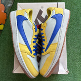 Jordan Travis Scott Canary Yellow Low 1s Size 11.5W/ 10M