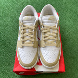 Nike Light Team Gold Low Dunk Size 10.5