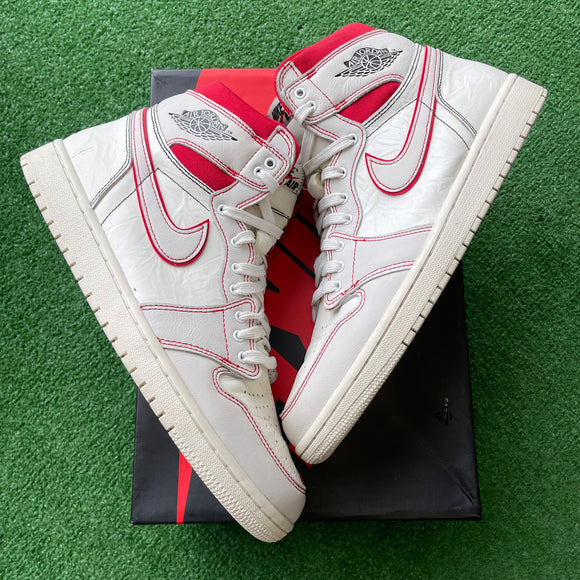 Jordan Phantom Grey Red 1s Size 11