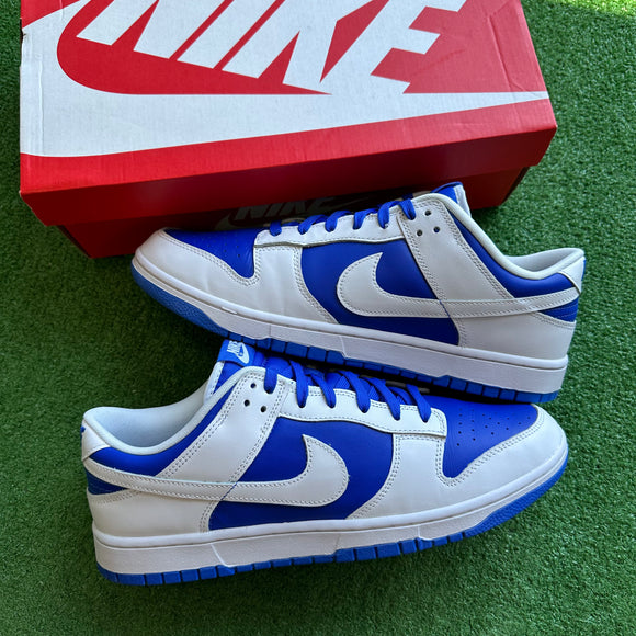 Nike Racer Blue Low Dunk Size 13