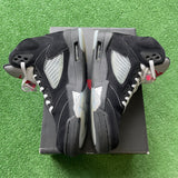 Jordan Black Metallic 5s Size 10