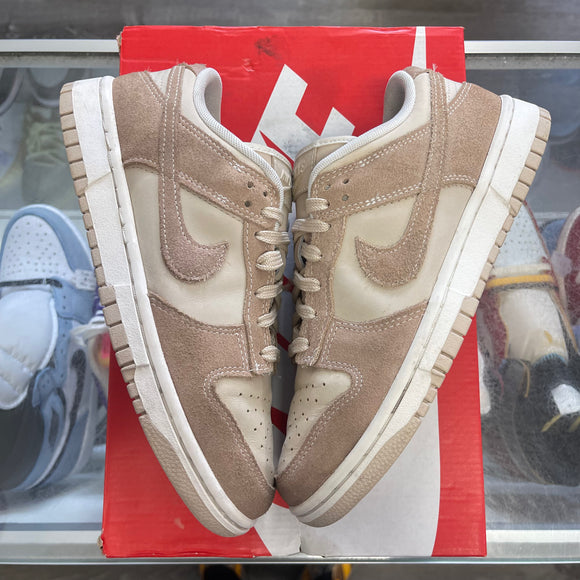 Nike Sail Light Bone Low Dunks Size 8W/6.5M