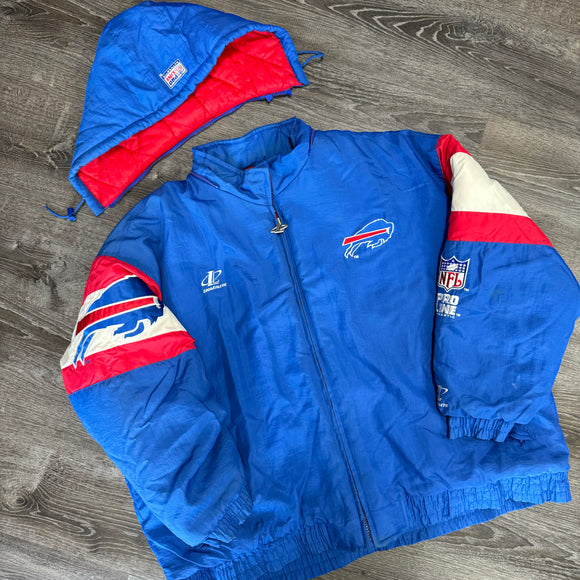 Vintage Buffalo Bills Winter Jacket Size 4X